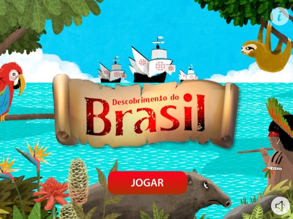 Descobrimento do Brasil - Jogo de quebra-cabeça